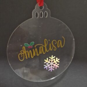 Decorazione natalizia personalizzata