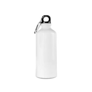 Borraccia 600 ml in alluminio con moschettone